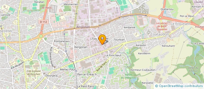 localisation de l'entreprise SCI MARCELLIN BERTHELOT  BREST