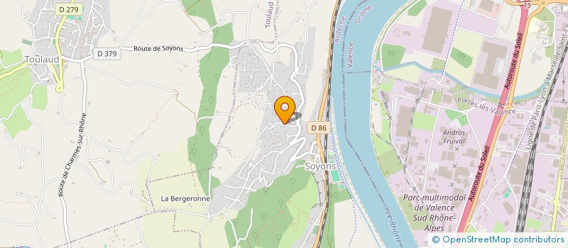 localisation de l'entreprise SCI MARCELLIN CHAMPAGNAT  SOYONS