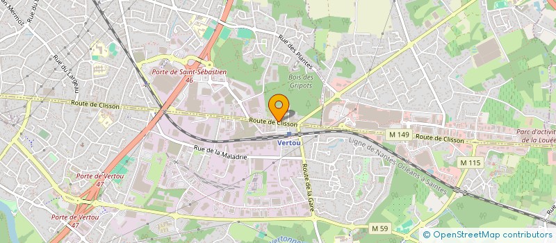 localisation de l'entreprise SCI MARCELLO à SAINT-SEBASTIEN-SUR-LOIRE