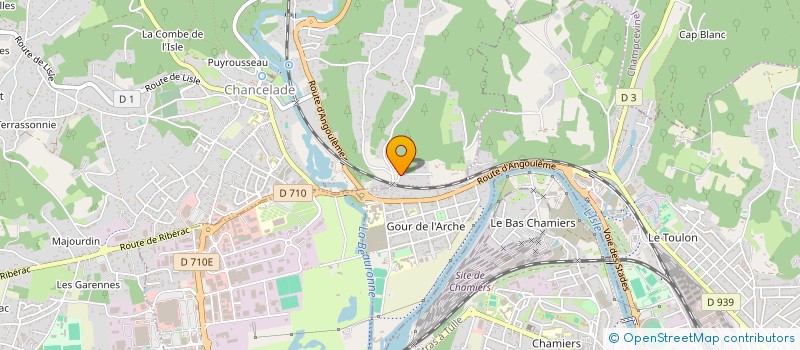 localisation de l'entreprise SCI MARCELOU IMMOBILIER  CHANCELADE