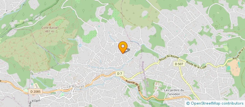 localisation de l'entreprise SCI MARCENAT  LE ROURET