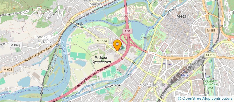 localisation de l'entreprise SCI MARCENT  LONGEVILLE-LES-METZ