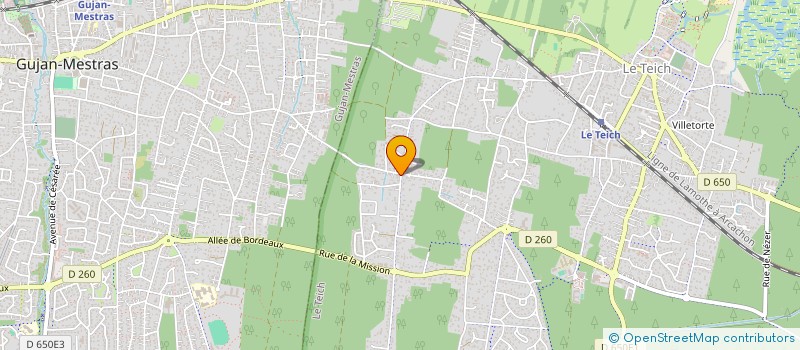 localisation de l'entreprise SCI MARCERON  LE TEICH