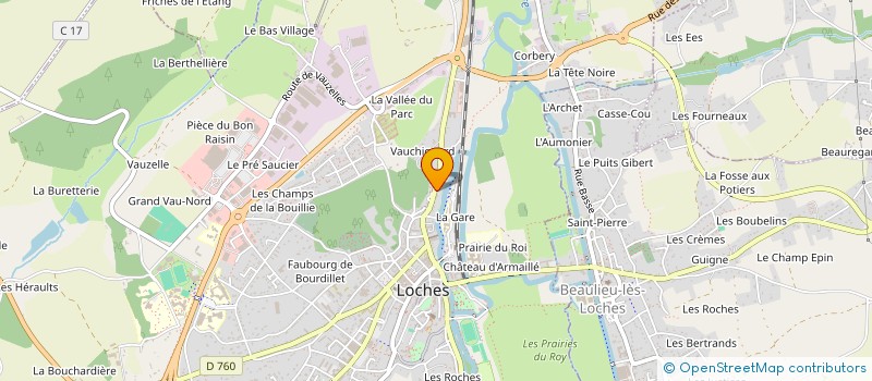 localisation de l'entreprise SCI MARCESTER  LOCHES