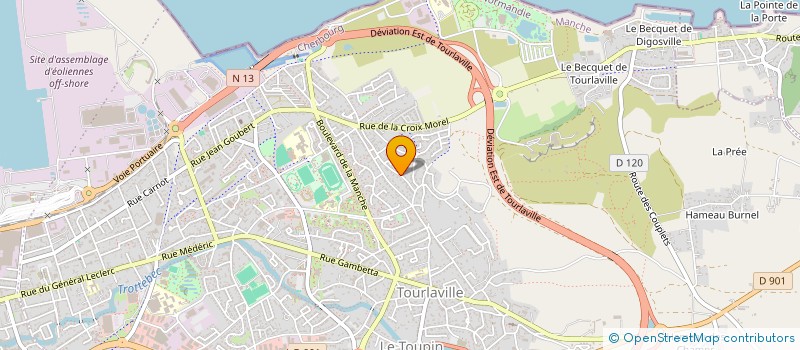 localisation de l'entreprise SCI MARCET à CHERBOURG-EN-COTENTIN