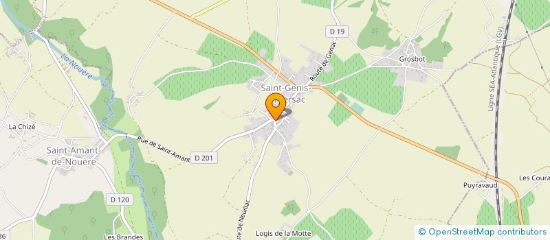 localisation de l'entreprise SCI MARCHA à SAINT-GENIS-D'HIERSAC