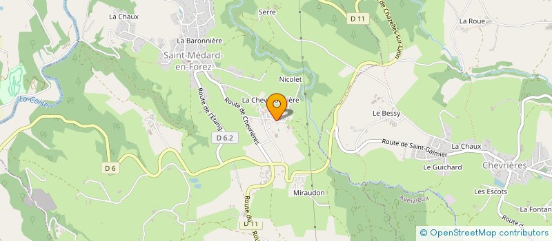 localisation de l'entreprise SCI MARCHAL COMPAGNIE  SAINT-GALMIER