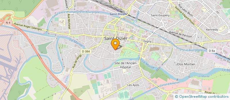 localisation de l'entreprise SCI MARCHAL MATHEY à SAINT-DIZIER
