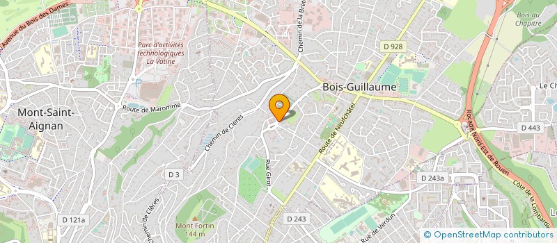 localisation de l'entreprise SCI MARCHAND à BOIS-GUILLAUME