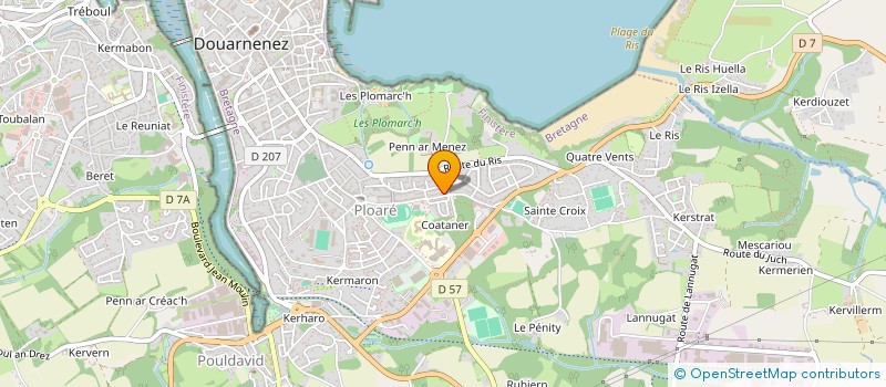 localisation de l'entreprise SCI MARCHAND BERNARD  DOUARNENEZ