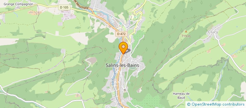 localisation de l'entreprise SCI MARCHAND GABRIEL  SALINS-LES-BAINS