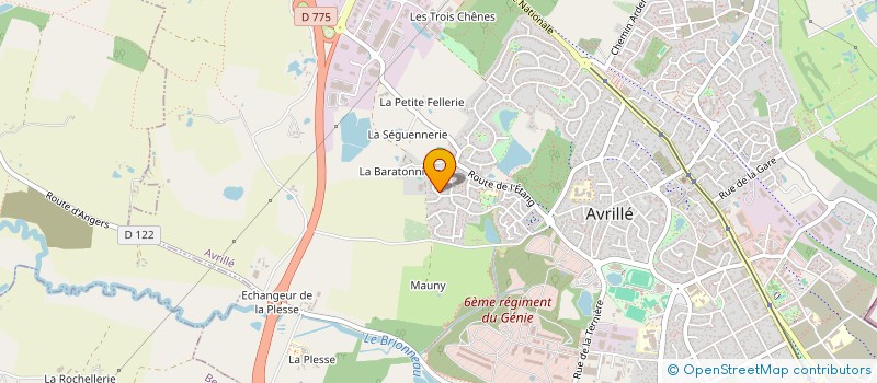 localisation de l'entreprise SCI MARCHAND IMMO à AVRILLE