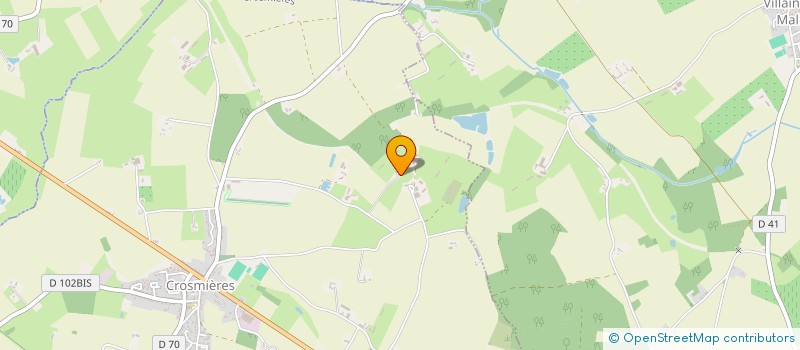 localisation de l'entreprise SCI MARCHAND L M  CROSMIERES
