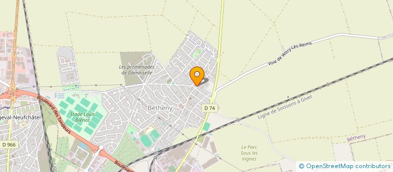 localisation de l'entreprise SCI MARCHAND MAURICE ET LUC  BETHENY