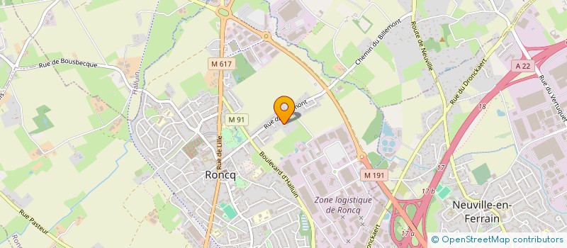 localisation de l'entreprise SCI MARCHANT à RONCQ