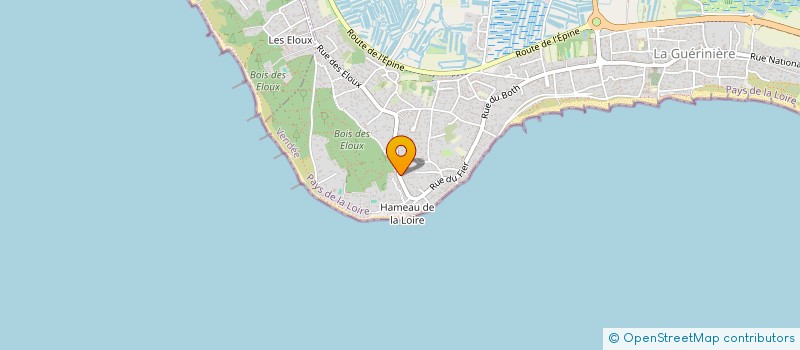 localisation de l'entreprise SCI MARCHASSON-MATHIEU  LA GUERINIERE