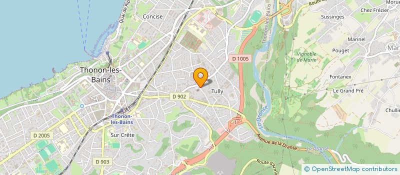 localisation de l'entreprise SCI MARCHAT à THONON-LES-BAINS