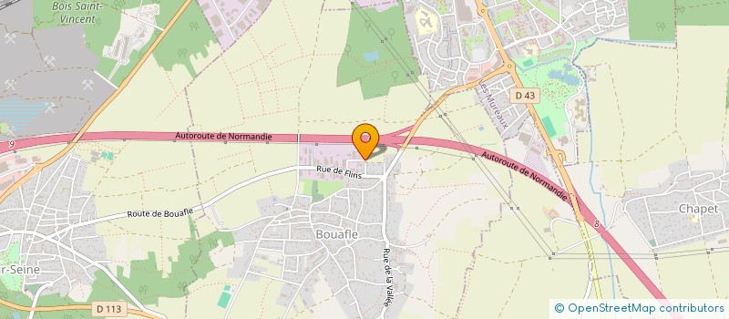 localisation de l'entreprise SCI MARCHAUX CLJM  AUBERGENVILLE