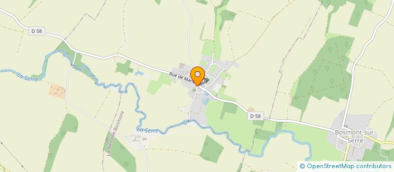 localisation de l'entreprise SCI MARCHE  BOSMONT-SUR-SERRE