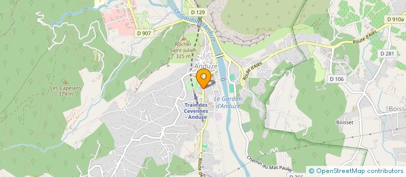 localisation de l'entreprise SCI MARCHE AUX FLEURS à ANDUZE