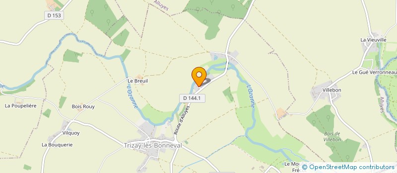 localisation de l'entreprise SCI MARCHE AUX GRAINS à TRIZAY-LES-BONNEVAL