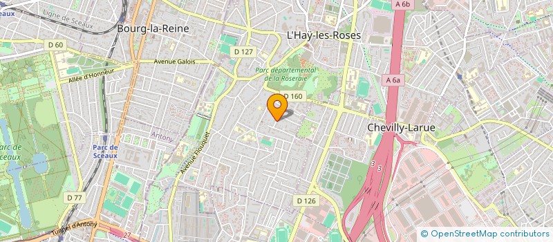 localisation de l'entreprise SCI MARCHE CARNOT  L'HAY-LES-ROSES