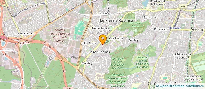 localisation de l'entreprise SCI MARCHE INCLUS à LE PLESSIS-ROBINSON