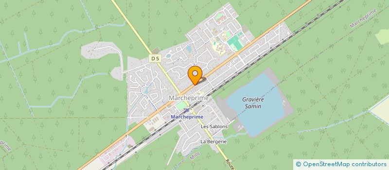 localisation de l'entreprise SCI MARCHES  MARCHEPRIME