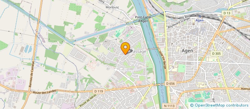 localisation de l'entreprise SCI MARCHET  LE PASSAGE