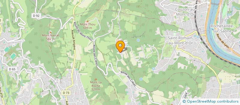 localisation de l'entreprise SCI MARCHETTO  SAINT-CYR-AU-MONT-D'OR