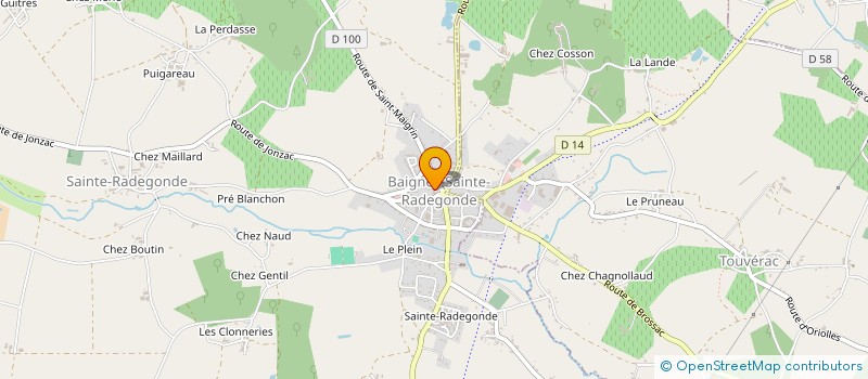 localisation de l'entreprise SCI MARCHEZZ à BAIGNES-SAINTE-RADEGONDE