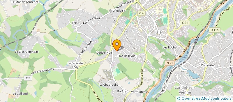 localisation de l'entreprise SCI MARCHI à ISLE