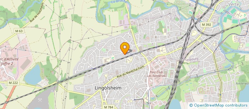 localisation de l'entreprise SCI MARCHICA  LINGOLSHEIM