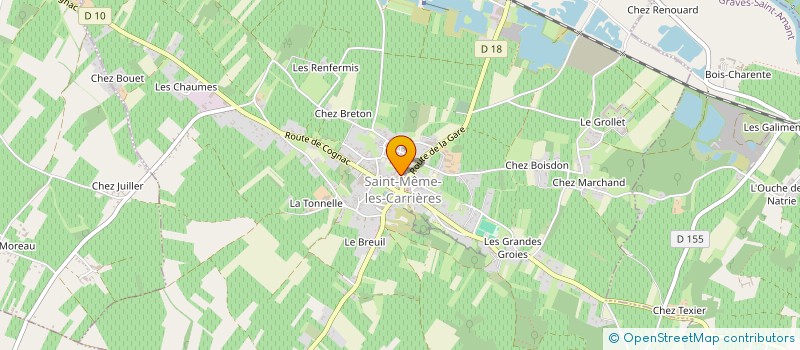 localisation de l'entreprise SCI MARCHIP  SAINT-MEME-LES-CARRIERES