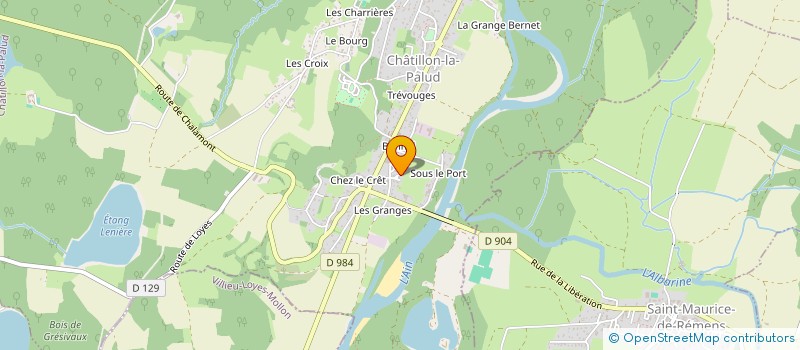 localisation de l'entreprise SCI MARCHIS à CHATILLON-LA-PALUD