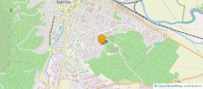 localisation de l'entreprise SCI MARCHISET - WELTER à EPERNAY