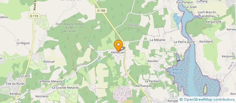 localisation de l'entreprise SCI MARCHIX  CARNAC