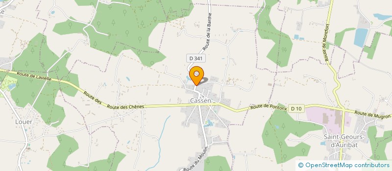 localisation de l'entreprise SCI MARCIACQ  CASSEN