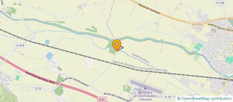 localisation de l'entreprise SCI MARCIANA  MAS-SAINTES-PUELLES