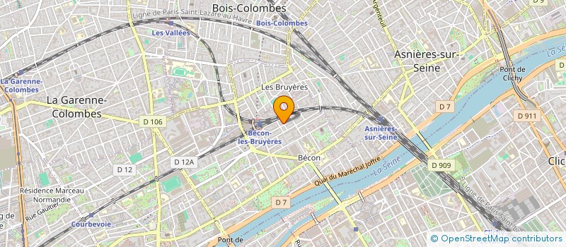 localisation de l'entreprise SCI MARCILLY à COURBEVOIE