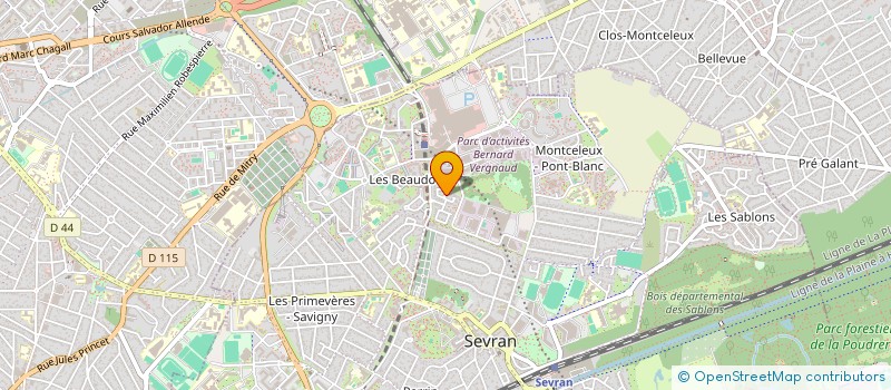 localisation de l'entreprise SCI MARCIS à SEVRAN