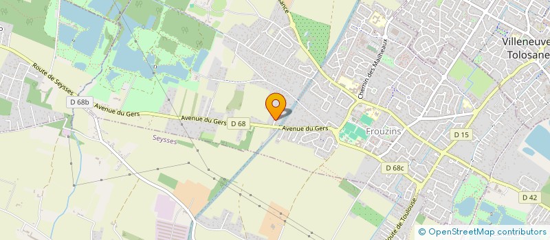 localisation de l'entreprise SCI MARCLAN  FROUZINS