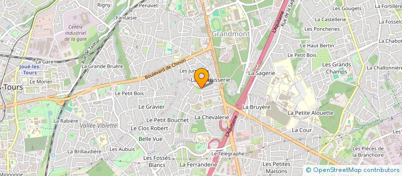 localisation de l'entreprise SCI MARCLAUD à JOUE-LES-TOURS