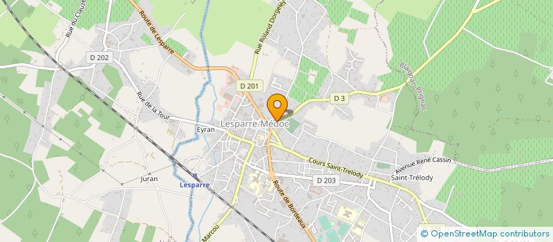 localisation de l'entreprise SCI MARCLE  LESPARRE-MEDOC