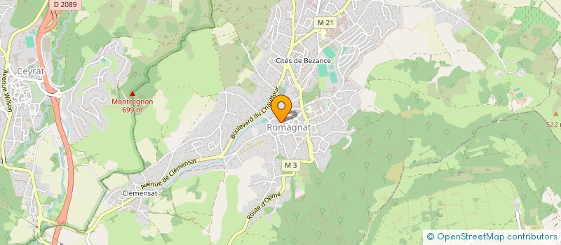 localisation de l'entreprise SCI MARCLUCPOM  ROMAGNAT