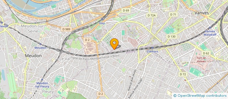localisation de l'entreprise SCI MARCO à CLAMART