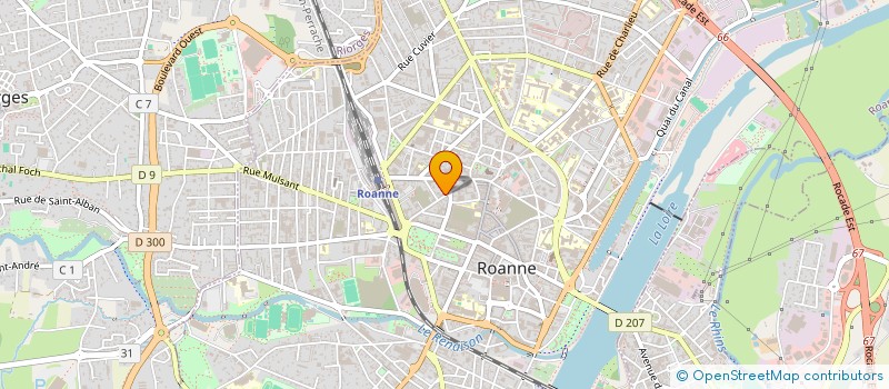 localisation de l'entreprise SCI MARCO  ROANNE