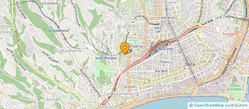 localisation de l'entreprise SCI MARCO à NICE