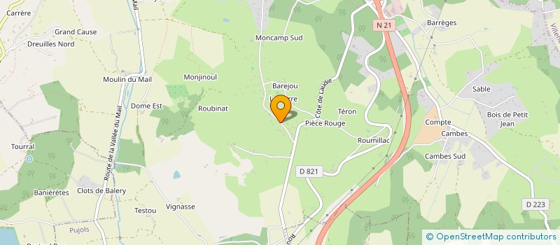 localisation de l'entreprise SCI MARCO  PUJOLS