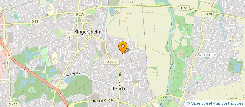 localisation de l'entreprise SCI MARCO  ILLZACH